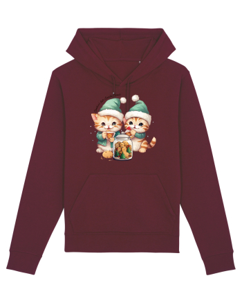 cu pisici de Craciun - Cookies for Santa Claus Burgundy