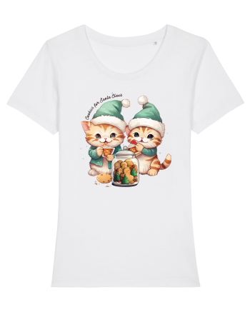 cu pisici de Craciun - Cookies for Santa Claus White