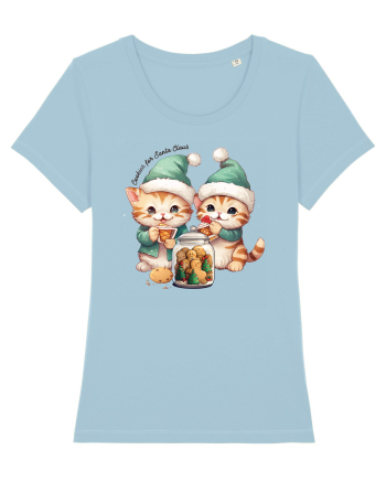 cu pisici de Craciun - Cookies for Santa Claus Sky Blue