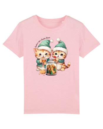 cu pisici de Craciun - Cookies for Santa Claus Cotton Pink