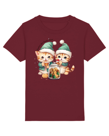 cu pisici de Craciun - Cookies for Santa Claus Burgundy
