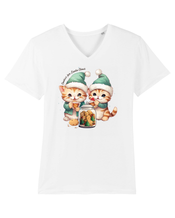 cu pisici de Craciun - Cookies for Santa Claus White