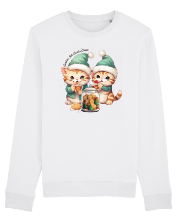 cu pisici de Craciun - Cookies for Santa Claus White