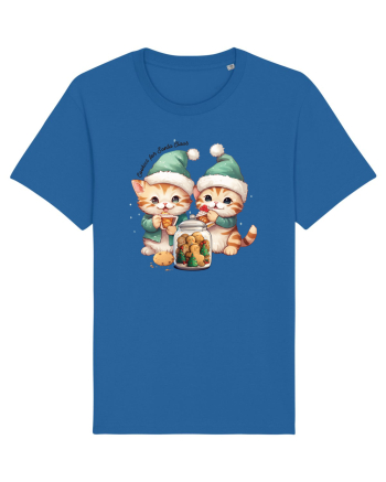 cu pisici de Craciun - Cookies for Santa Claus Royal Blue