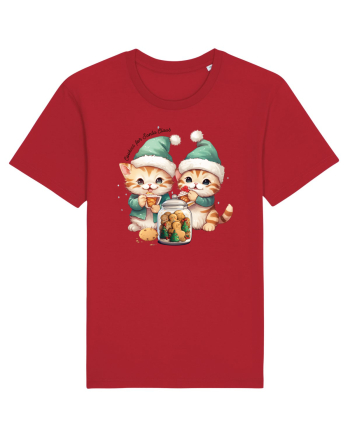 cu pisici de Craciun - Cookies for Santa Claus Red