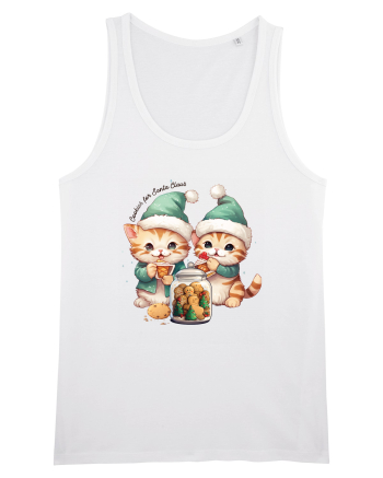 cu pisici de Craciun - Cookies for Santa Claus White