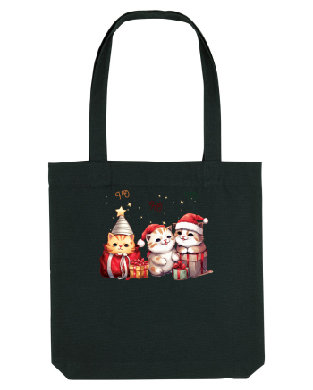 cu pisici de Craciun - Ho ho ho cats Black