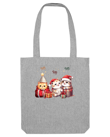 cu pisici de Craciun - Ho ho ho cats Heather Grey