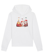 cu pisici de Craciun - Ho ho ho cats Hanorac Unisex Drummer