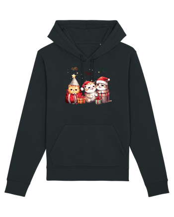 cu pisici de Craciun - Ho ho ho cats Black