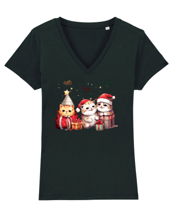 cu pisici de Craciun - Ho ho ho cats Black