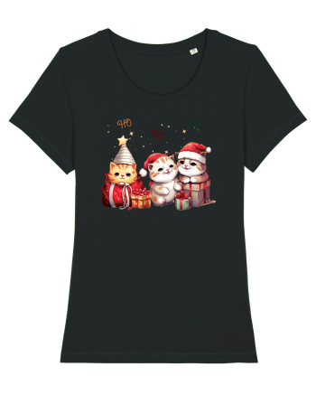 cu pisici de Craciun - Ho ho ho cats Black