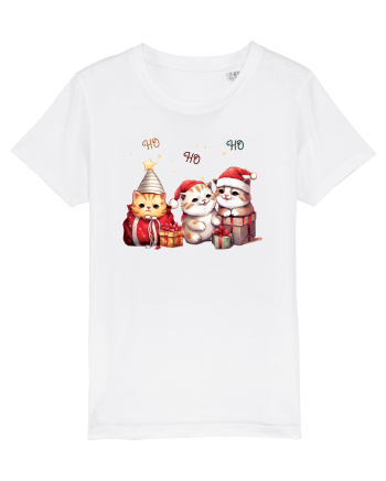 cu pisici de Craciun - Ho ho ho cats White