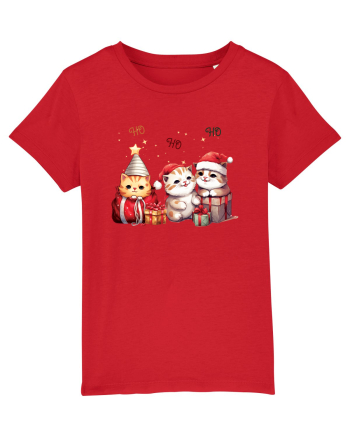 cu pisici de Craciun - Ho ho ho cats Red