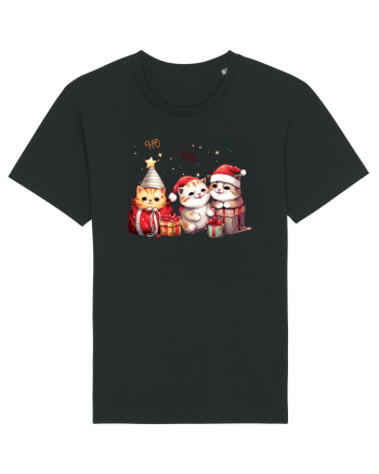 cu pisici de Craciun - Ho ho ho cats Black