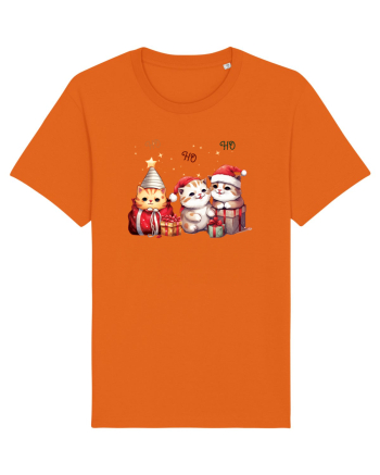 cu pisici de Craciun - Ho ho ho cats Bright Orange
