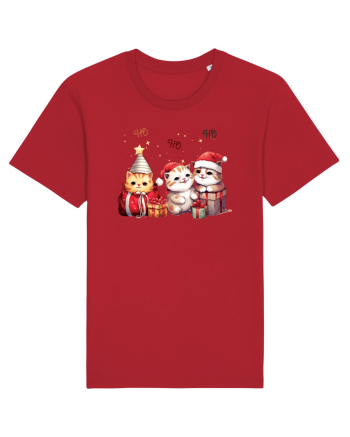 cu pisici de Craciun - Ho ho ho cats Red