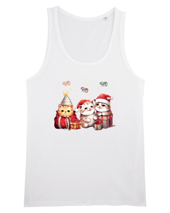 cu pisici de Craciun - Ho ho ho cats White
