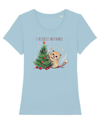 cu pisici de Craciun - I regret nothing Sky Blue