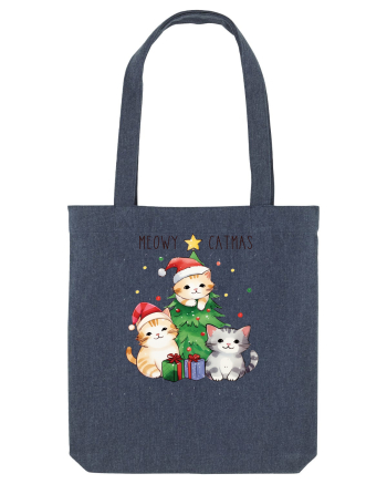 cu pisici de Craciun - Meowy catmas Midnight Blue