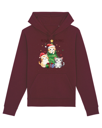 cu pisici de Craciun - Meowy catmas Burgundy