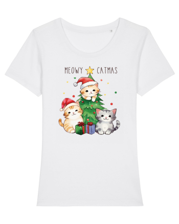 cu pisici de Craciun - Meowy catmas White
