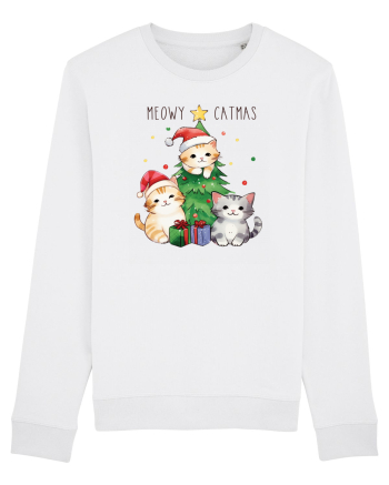 cu pisici de Craciun - Meowy catmas White