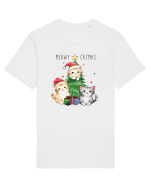 cu pisici de Craciun - Meowy catmas Tricou mânecă scurtă Unisex Rocker
