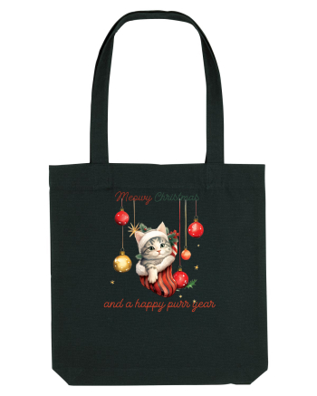 cu pisici de Craciun - Meowy Christmas and a happy purr year Black