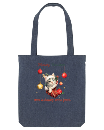 cu pisici de Craciun - Meowy Christmas and a happy purr year Midnight Blue
