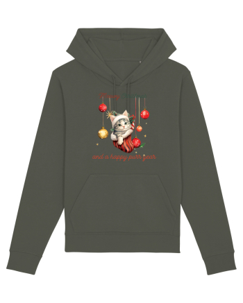 cu pisici de Craciun - Meowy Christmas and a happy purr year Khaki