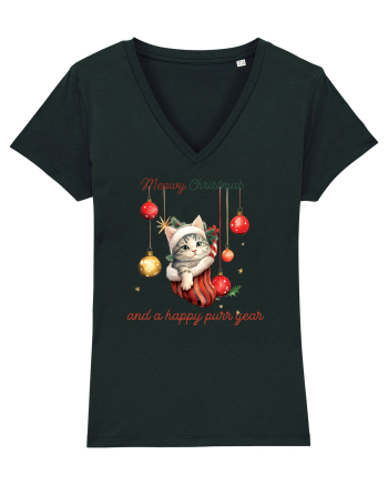cu pisici de Craciun - Meowy Christmas and a happy purr year Black