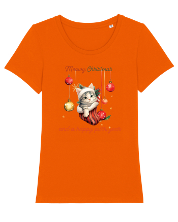 cu pisici de Craciun - Meowy Christmas and a happy purr year Bright Orange
