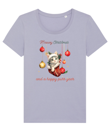 cu pisici de Craciun - Meowy Christmas and a happy purr year Lavender