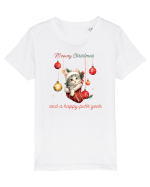 cu pisici de Craciun - Meowy Christmas and a happy purr year Tricou mânecă scurtă  Copii Mini Creator