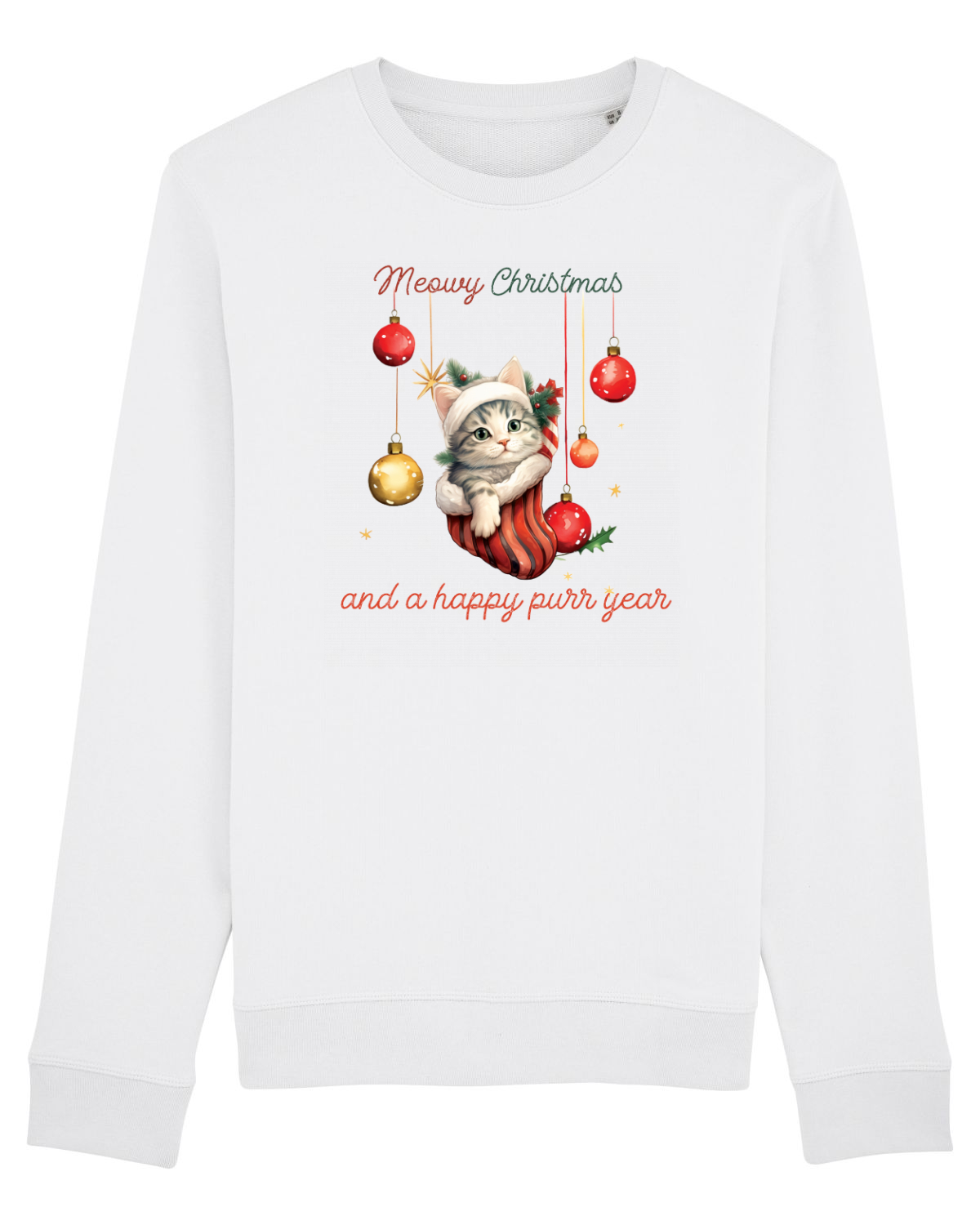 Bluză mânecă lungă Unisex Rise White