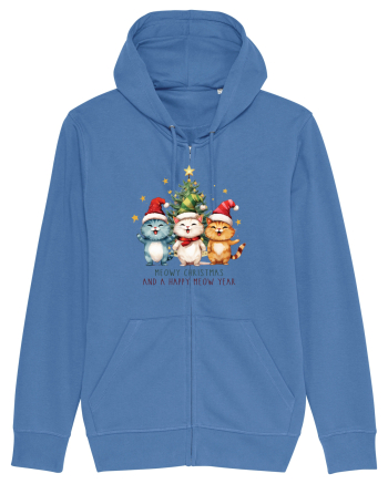 cu pisici de Craciun - Meowy Christmas and happy meow year Bright Blue