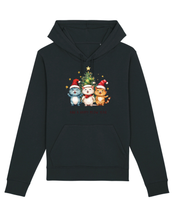 cu pisici de Craciun - Meowy Christmas and happy meow year Black