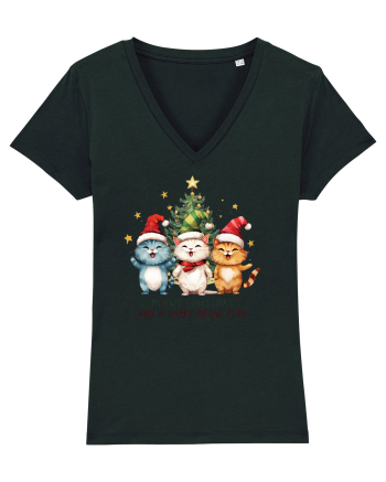 cu pisici de Craciun - Meowy Christmas and happy meow year Black