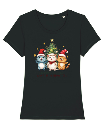 cu pisici de Craciun - Meowy Christmas and happy meow year Black
