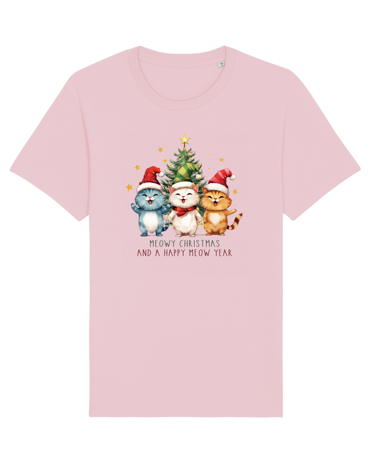 Tricou mânecă scurtă Unisex Rocker Cotton Pink