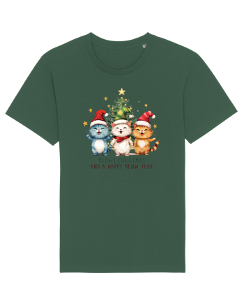 cu pisici de Craciun - Meowy Christmas and happy meow year Bottle Green