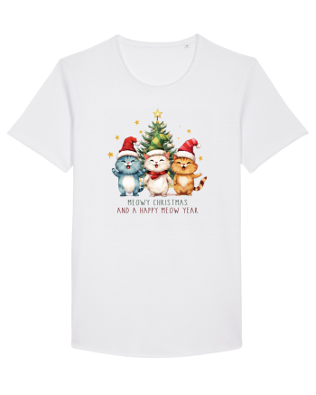 cu pisici de Craciun - Meowy Christmas and happy meow year White