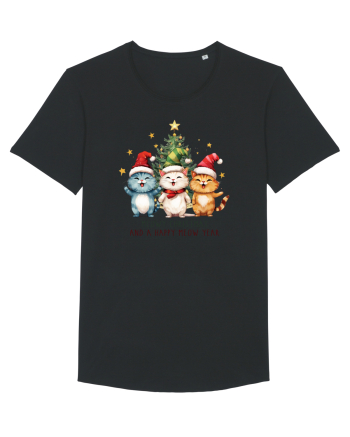 cu pisici de Craciun - Meowy Christmas and happy meow year Black