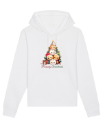 cu pisici de Craciun - Meowy Christmas Tree Hanorac Unisex Drummer