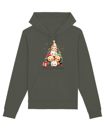 cu pisici de Craciun - Meowy Christmas Tree Khaki
