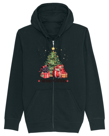 cu pisici de Craciun - Merry Catmas Tree Black