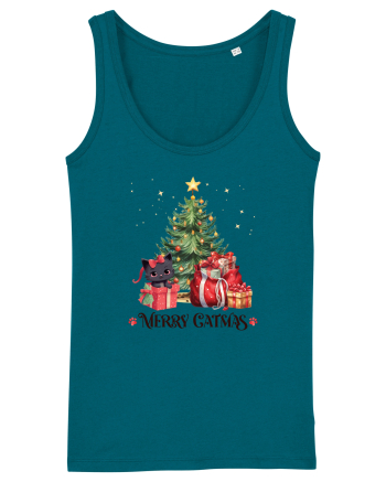 cu pisici de Craciun - Merry Catmas Tree Ocean Depth