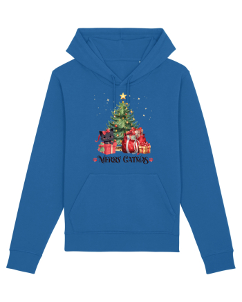 cu pisici de Craciun - Merry Catmas Tree Royal Blue