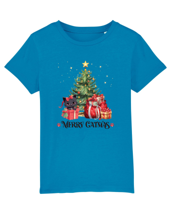 cu pisici de Craciun - Merry Catmas Tree Azur